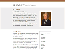Tablet Screenshot of music-lawyer.com